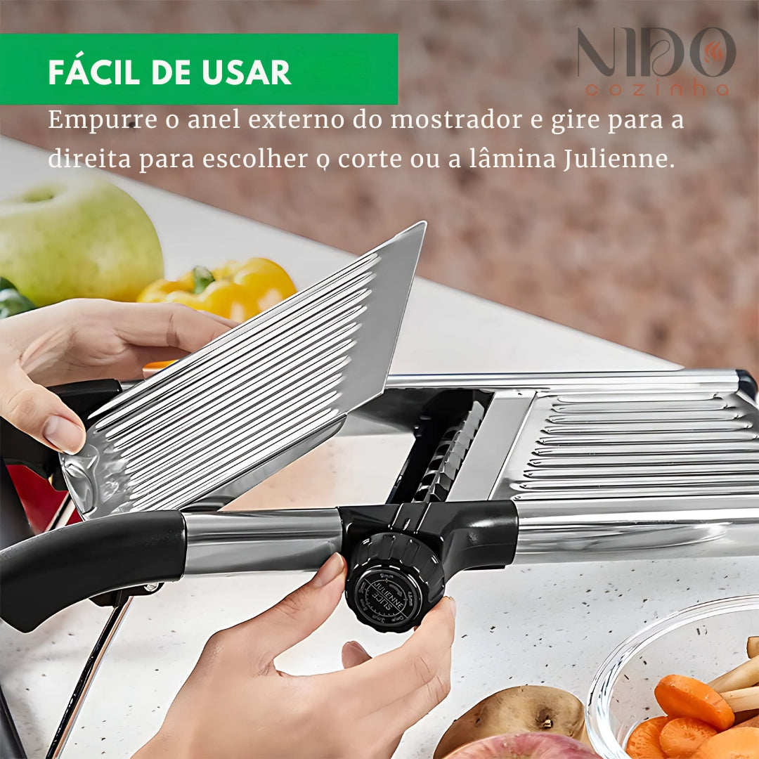 Fatiador de Legumes Mandoline Ajustável