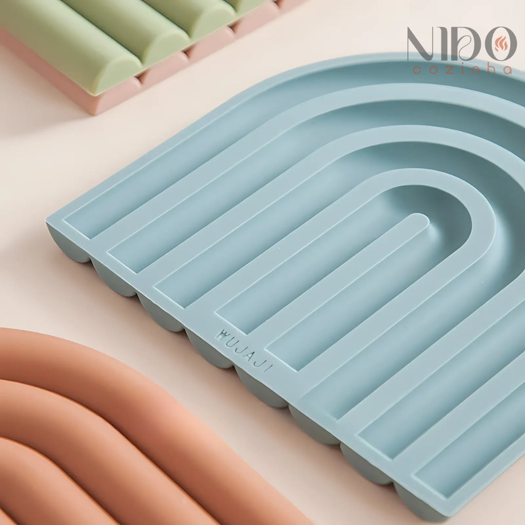 Descanso Arco-Íris de Silicone