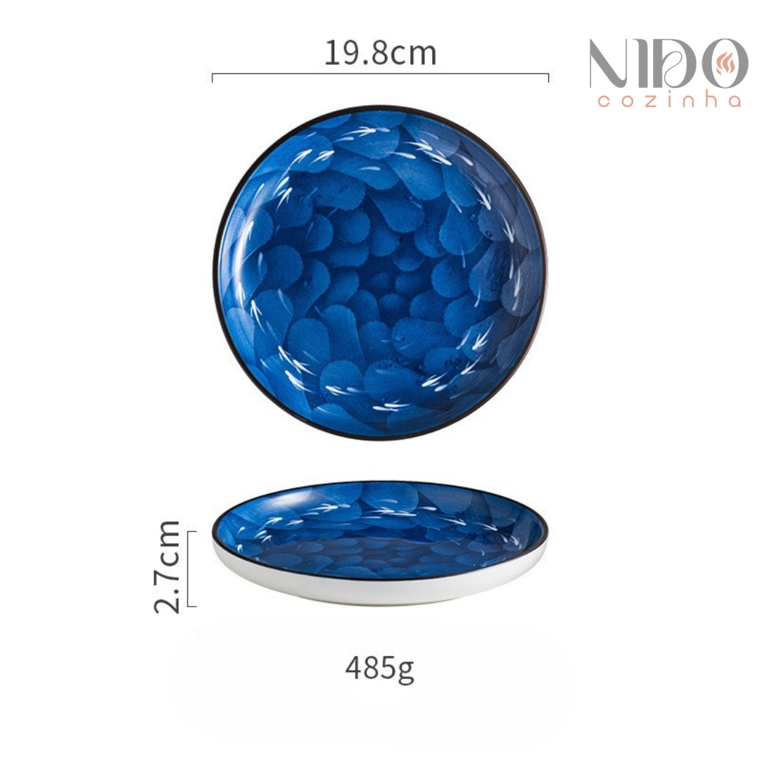 Conjunto de Pratos Horizonte Marinho