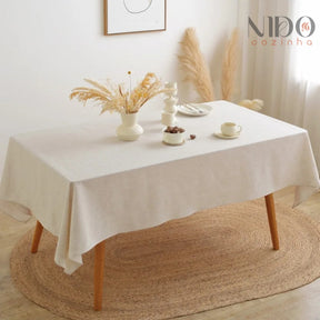 Toalha de Mesa Linho Claro Nido