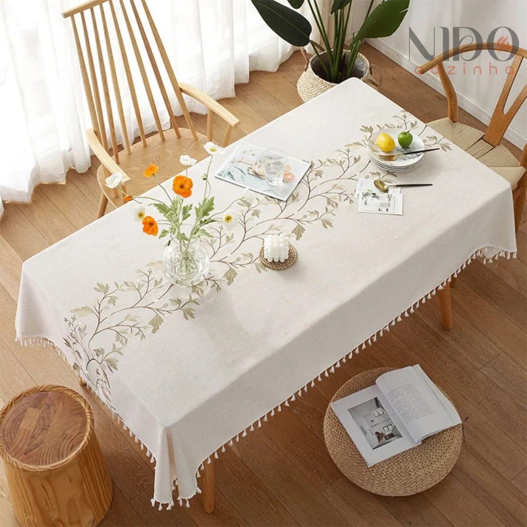 Toalha de Mesa Galhos Serenos Nido