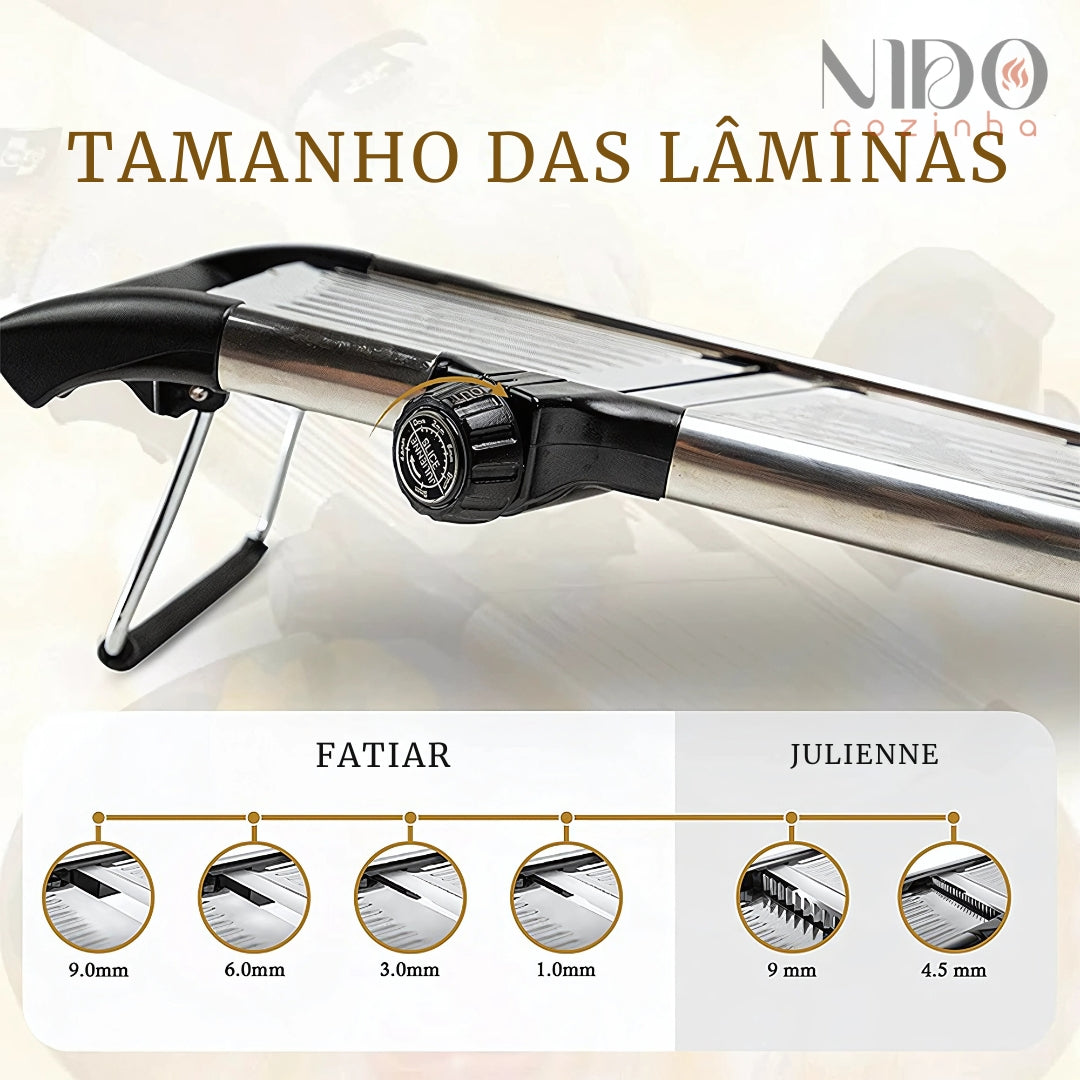 Fatiador de Legumes Mandoline Ajustável