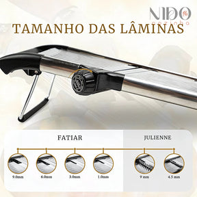 Fatiador de Legumes Mandoline Ajustável