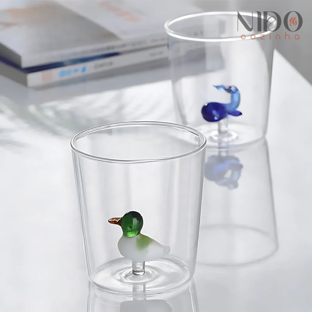 Conjunto de Copos Animais Nido