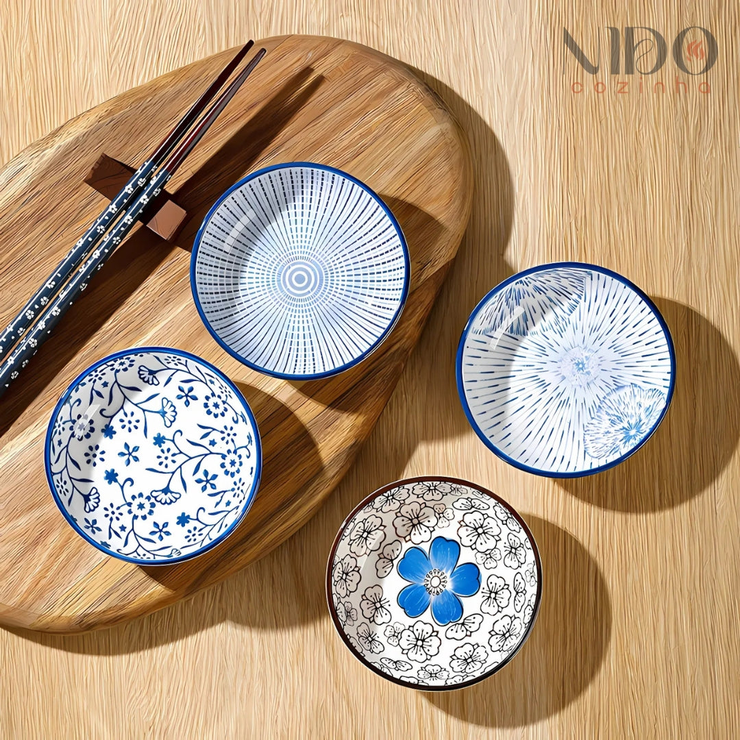 Conjunto de Pratinhos Sakura Nido