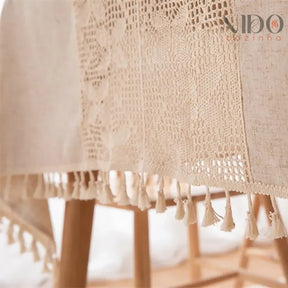 Toalha de Mesa Linho & Renda Nido