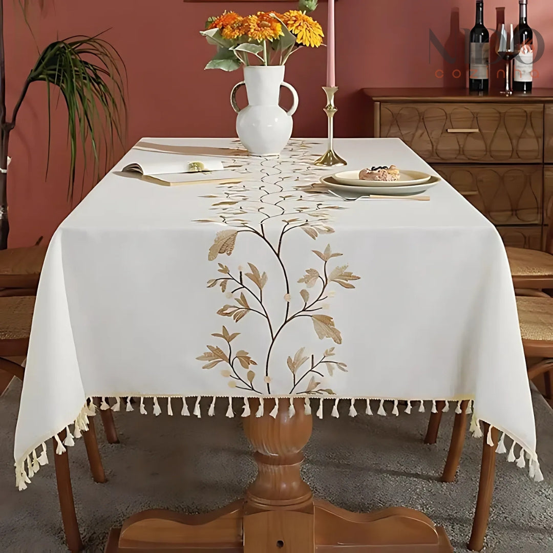 Toalha de Mesa Galhos Serenos Nido