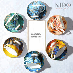 Conjunto de Xícaras Van Gogh