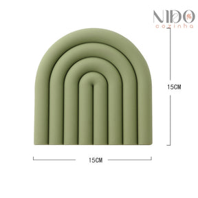 Descanso Arco-Íris de Silicone