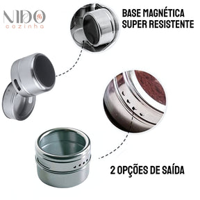 Porta Tempero Magnético Nido