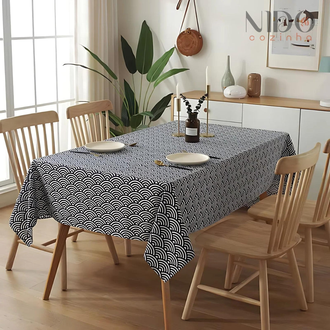 Toalha de Mesa Conchas Japonesas